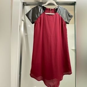 Red Shift Dress